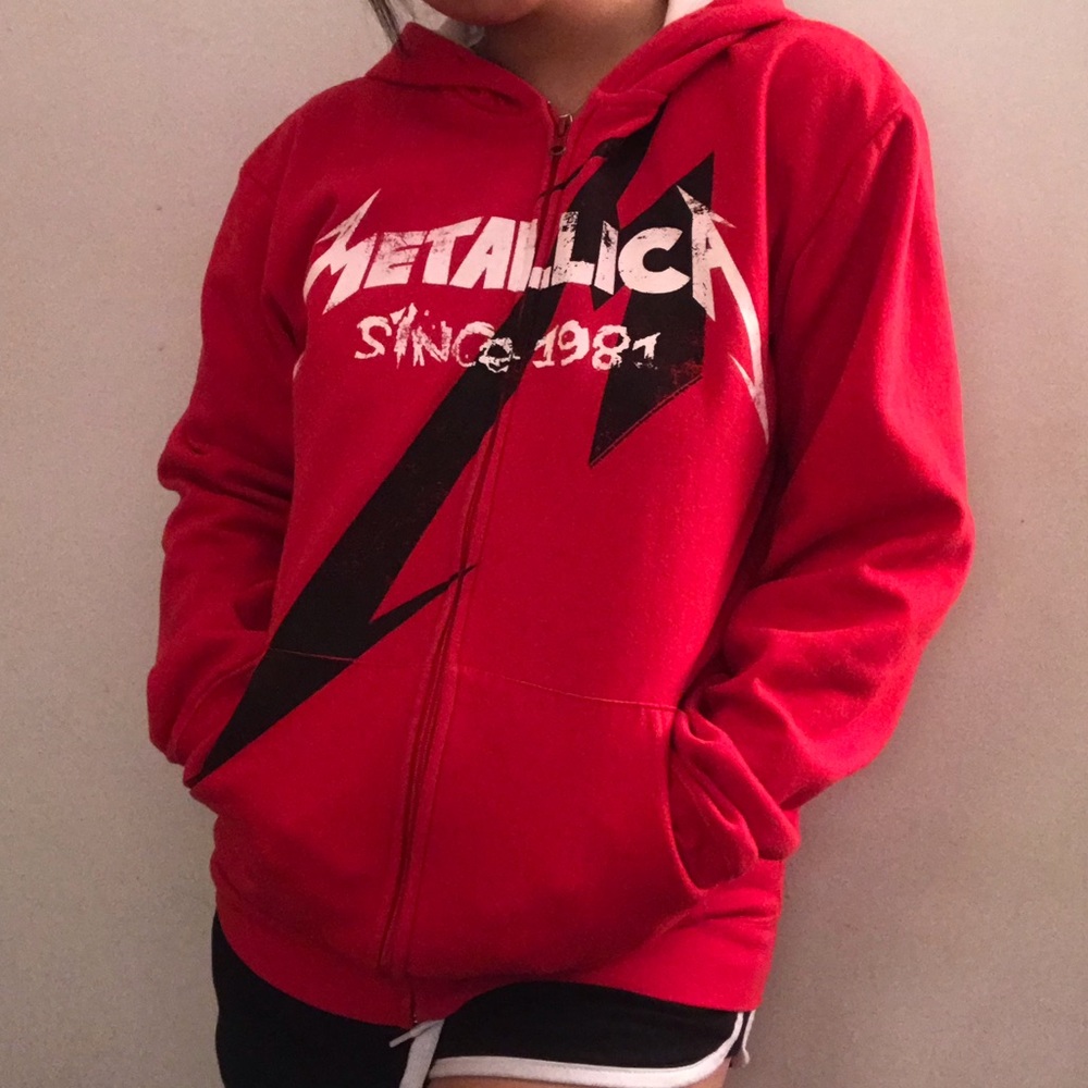 Red Metallica Hoodie